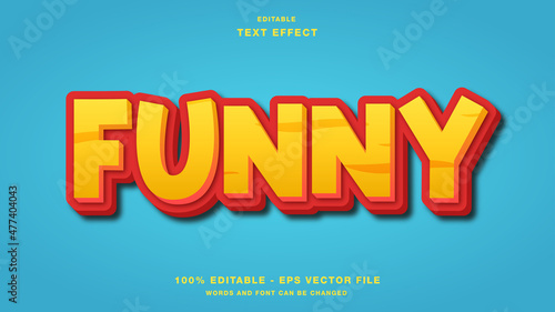 funny bold 3d editable text effect
