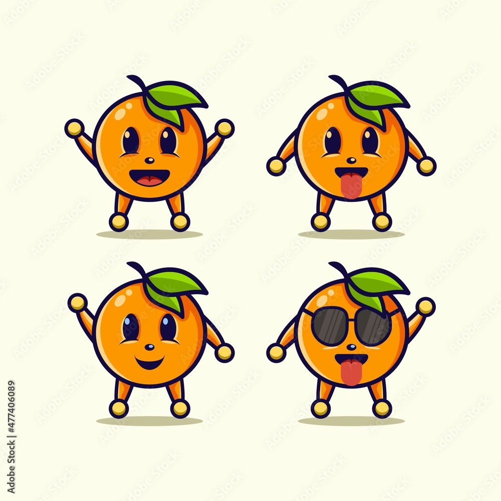 orange art logo design