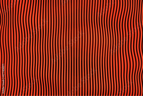 Seamless optical illusion with 
Red parallel grid lines Fototapet