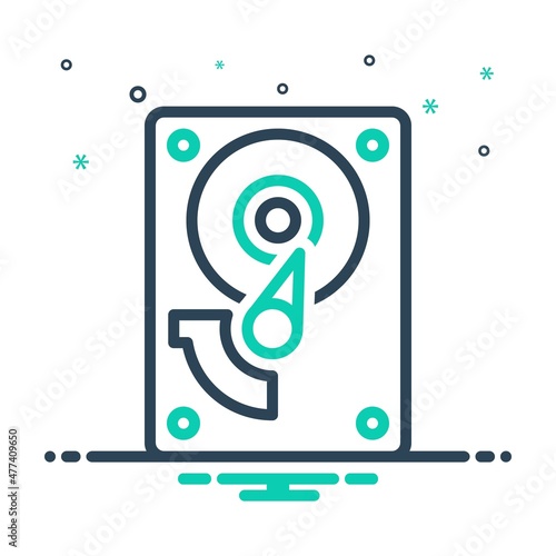 Mix icon for disks