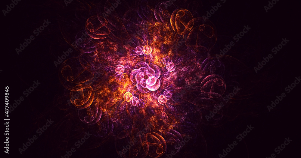 3D rendering abstract circle light background 3D rendering abstract circle light background