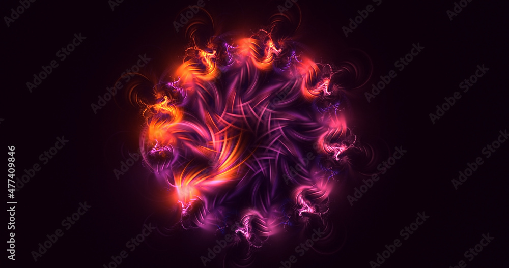 3D rendering abstract circle light background 3D rendering abstract circle light background
