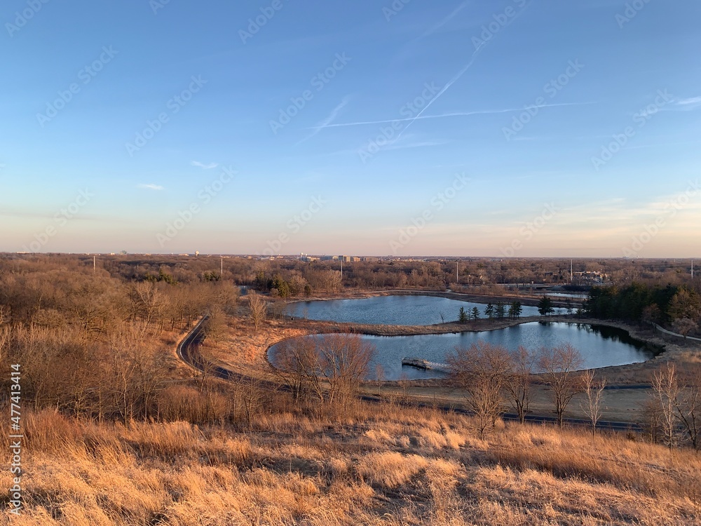 Landscape of the lake and clouds before sunet. Landscape of the lake and clouds before sunet.