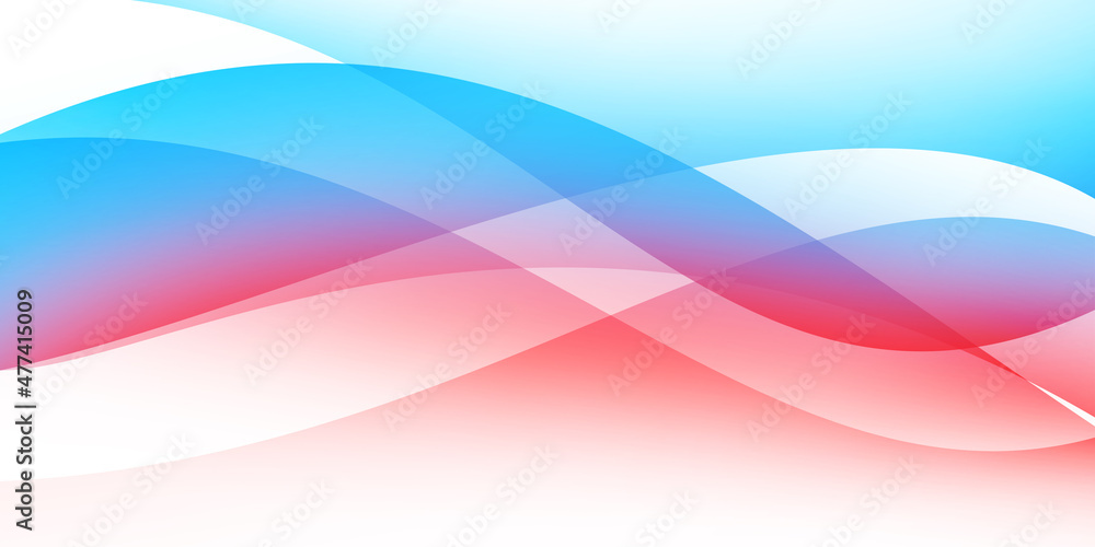 Fototapeta premium Blue and Red Abstract Colorful Random Shapes background Wallpaper. New backdrop design