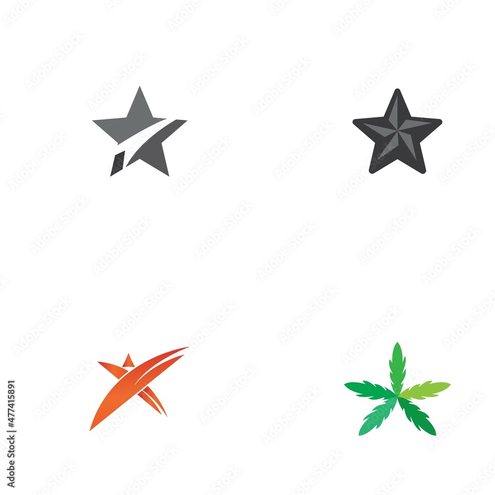 Star icon Template vector illustration design Star icon Template vector illustration design