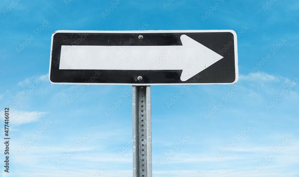 Advertising sign with arrows, arrow sign with space for text, sign with directional arrows, road signs with space for text Advertising sign with arrows, arrow sign with space for text, sign with directional arrows, road signs with space for text