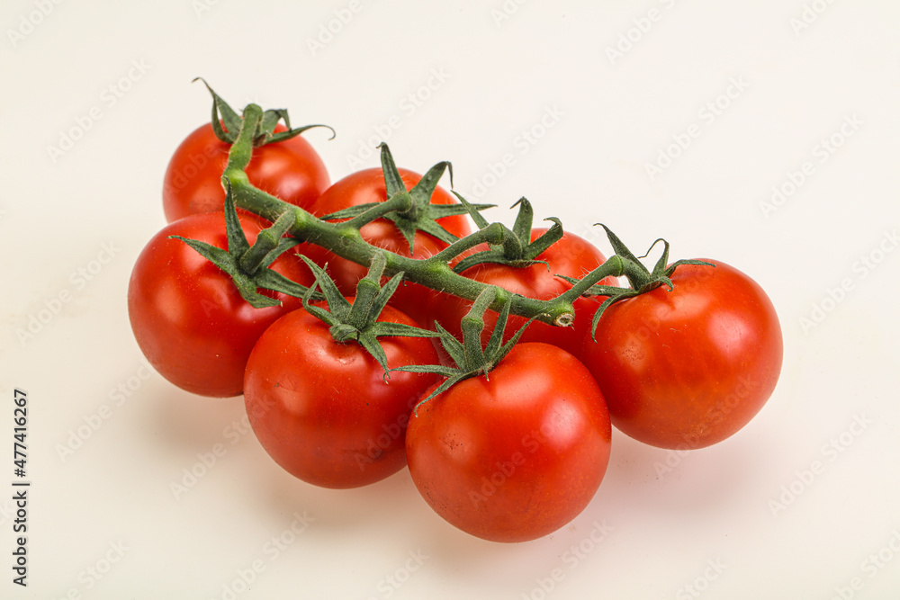 Fresh ripe cherry tomato branch Fresh ripe cherry tomato branch