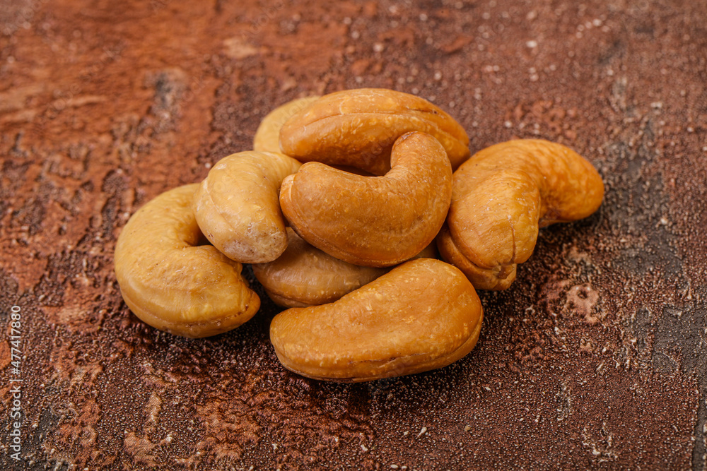 Natural organic Cashew nut heap Natural organic Cashew nut heap