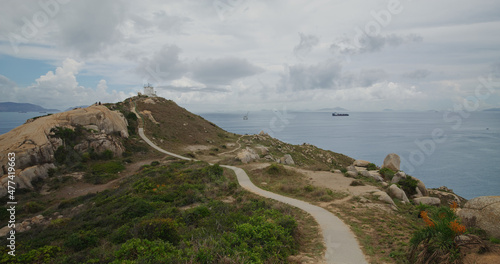 Hiking trail on Hong Kong po toi island