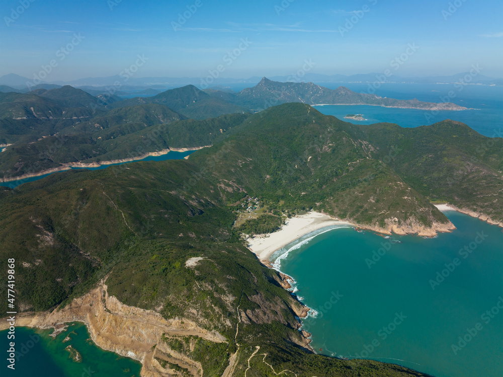 Top view of Hong Kong Geopark