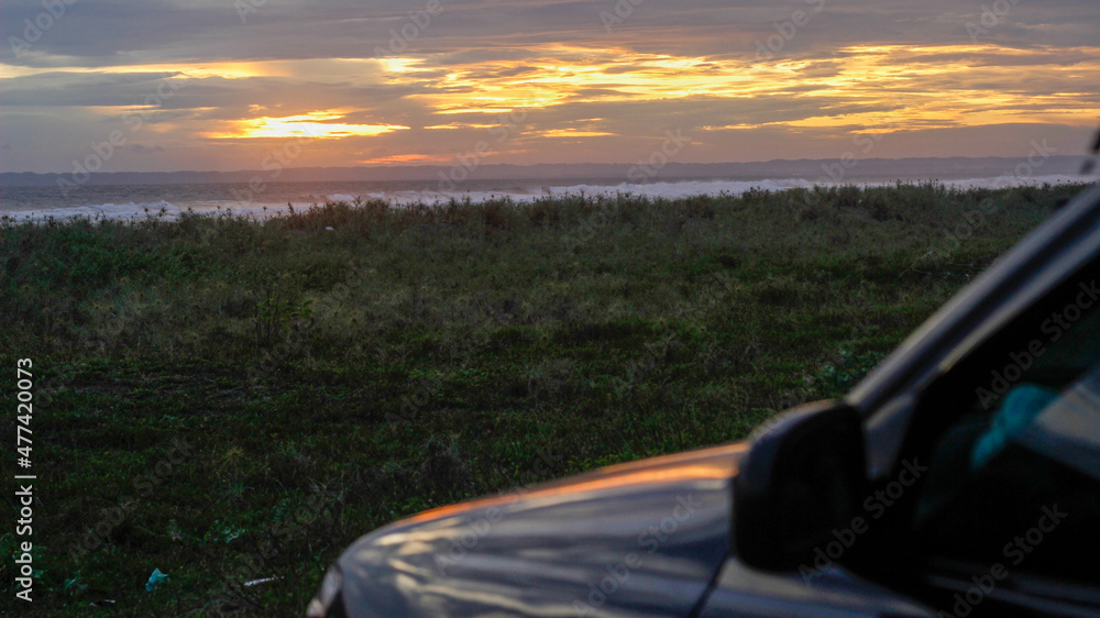 Obraz premium car on the road