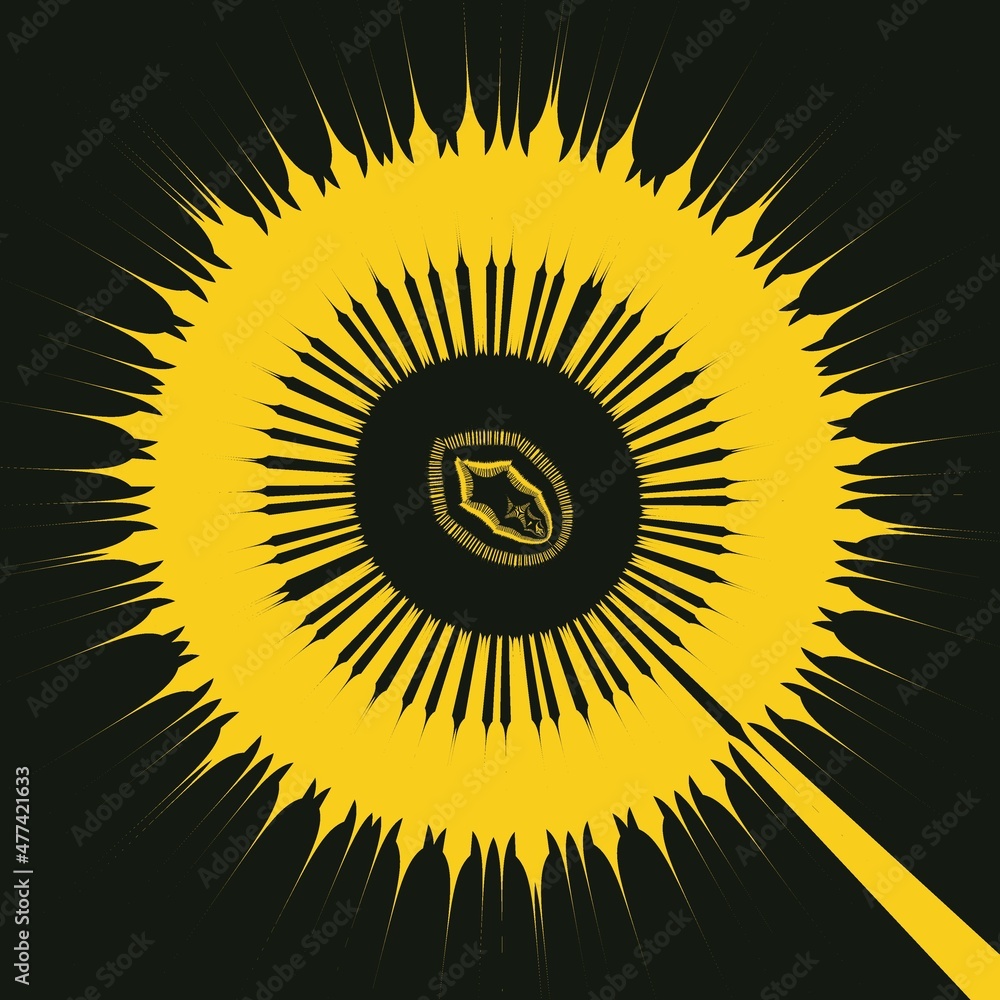 Fototapeta premium contemporary abstract design beyond fractal dynamics