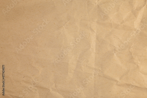 Vintage crumpled recycle paper background.