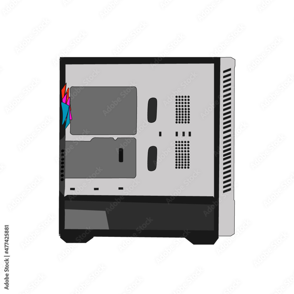 Fototapeta premium computer case