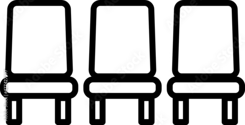 chair icon illustration isolated vector sign symbol.eps