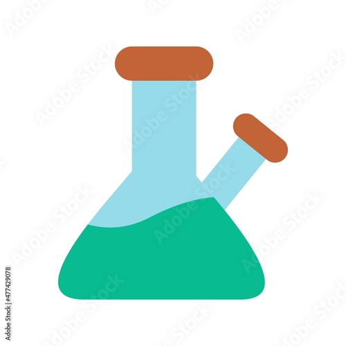 Flask Free Flat Vector Icon Design