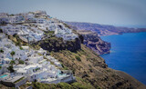 Die griechische Insel Santorin und die Caldera