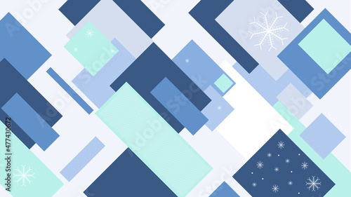 abstract background on the theme of winter. Vector illustration