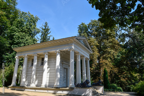 Temple of Diana in the Royal Łazienki Park in Warsaw
