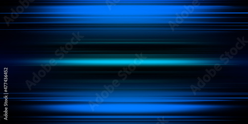 Blue abstract background with horizontal lines