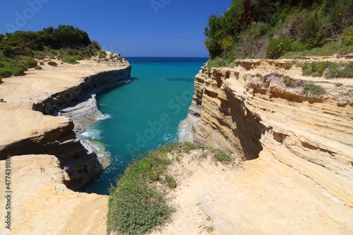 Sidari in Corfu, Greece