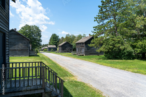 Old Houses in Mining village photo