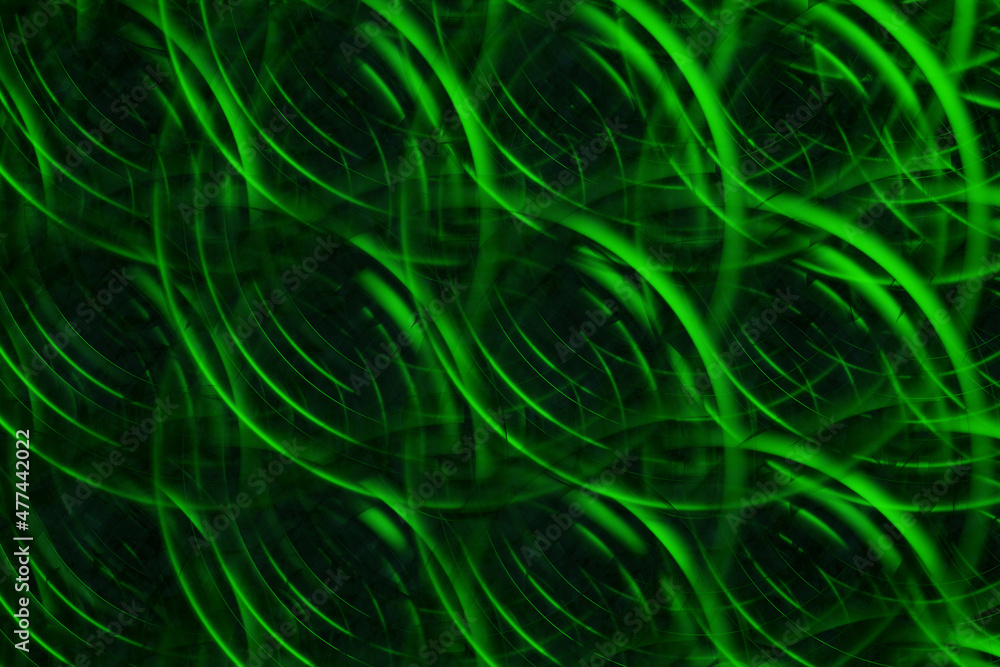 Obraz premium Abstract green background template. Colorful 3d Illustration