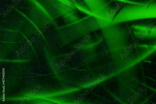 Abstract green background template. Colorful 3d Illustration