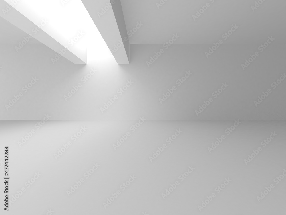 Obraz premium Abstract White Architecture Design Concept