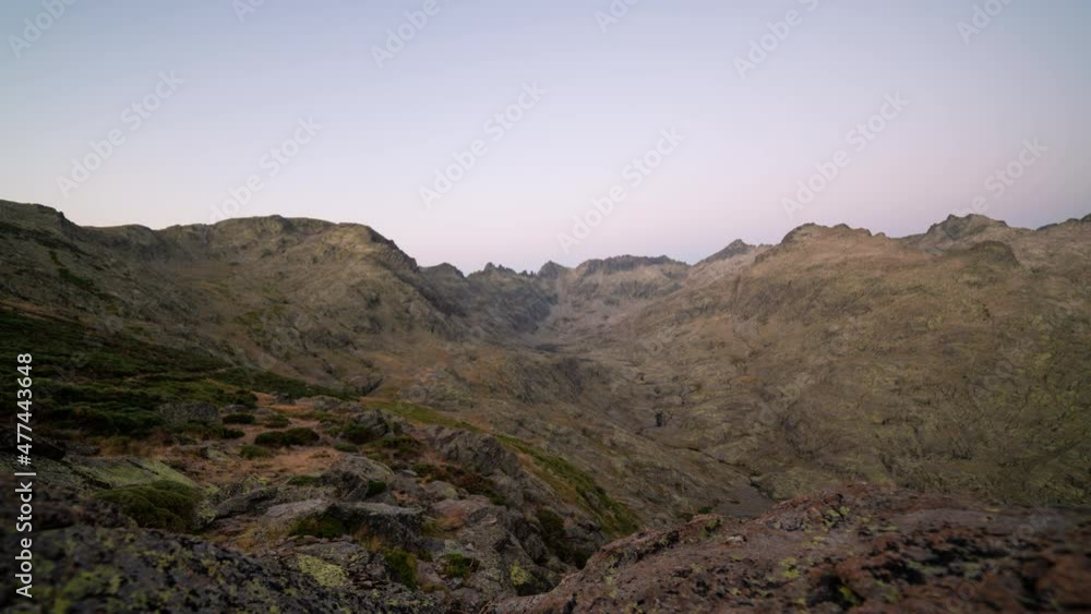 TImelapse of sunrise in Gredos mountain range Spain TImelapse of sunrise in Gredos mountain range Spain