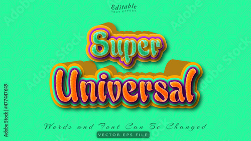 super universal text effect