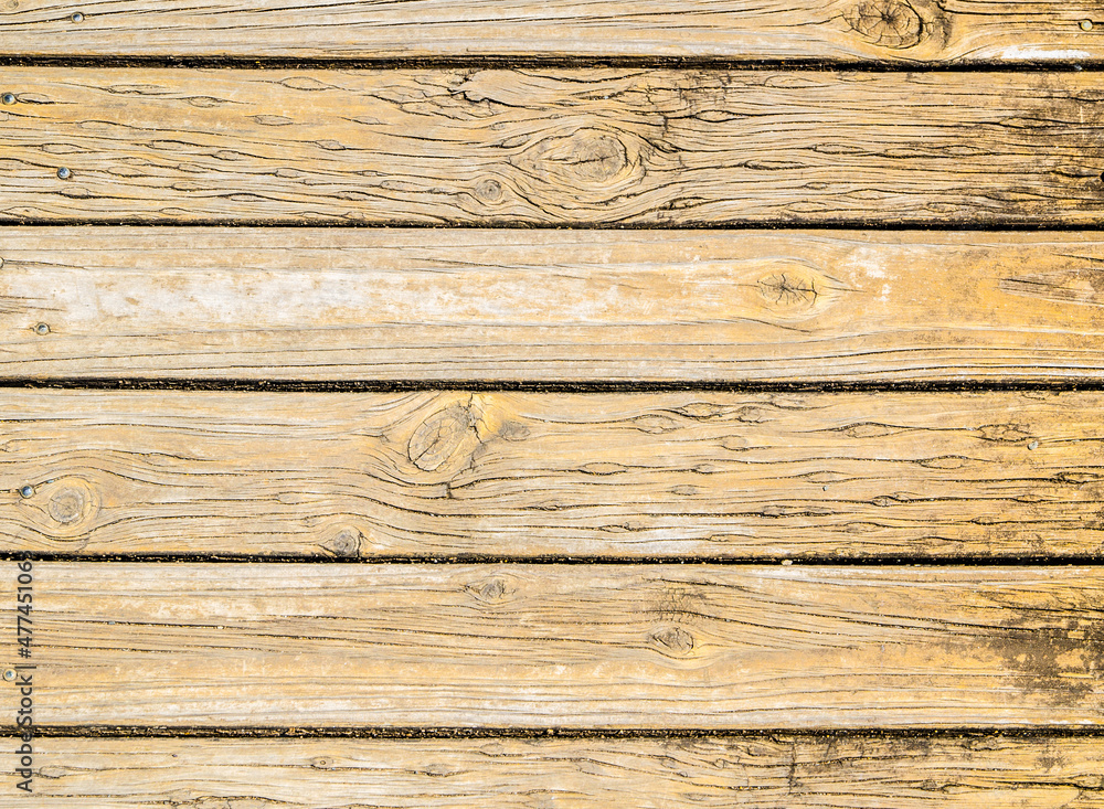 Obraz premium Brown timber floor surface texture in horizontal.