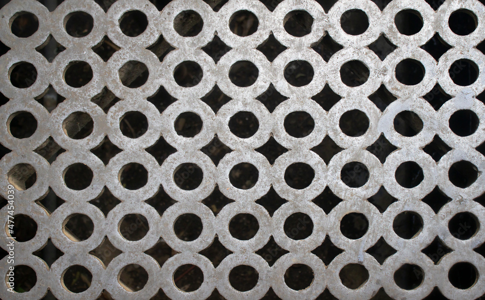 Metal grid background Metal grid background