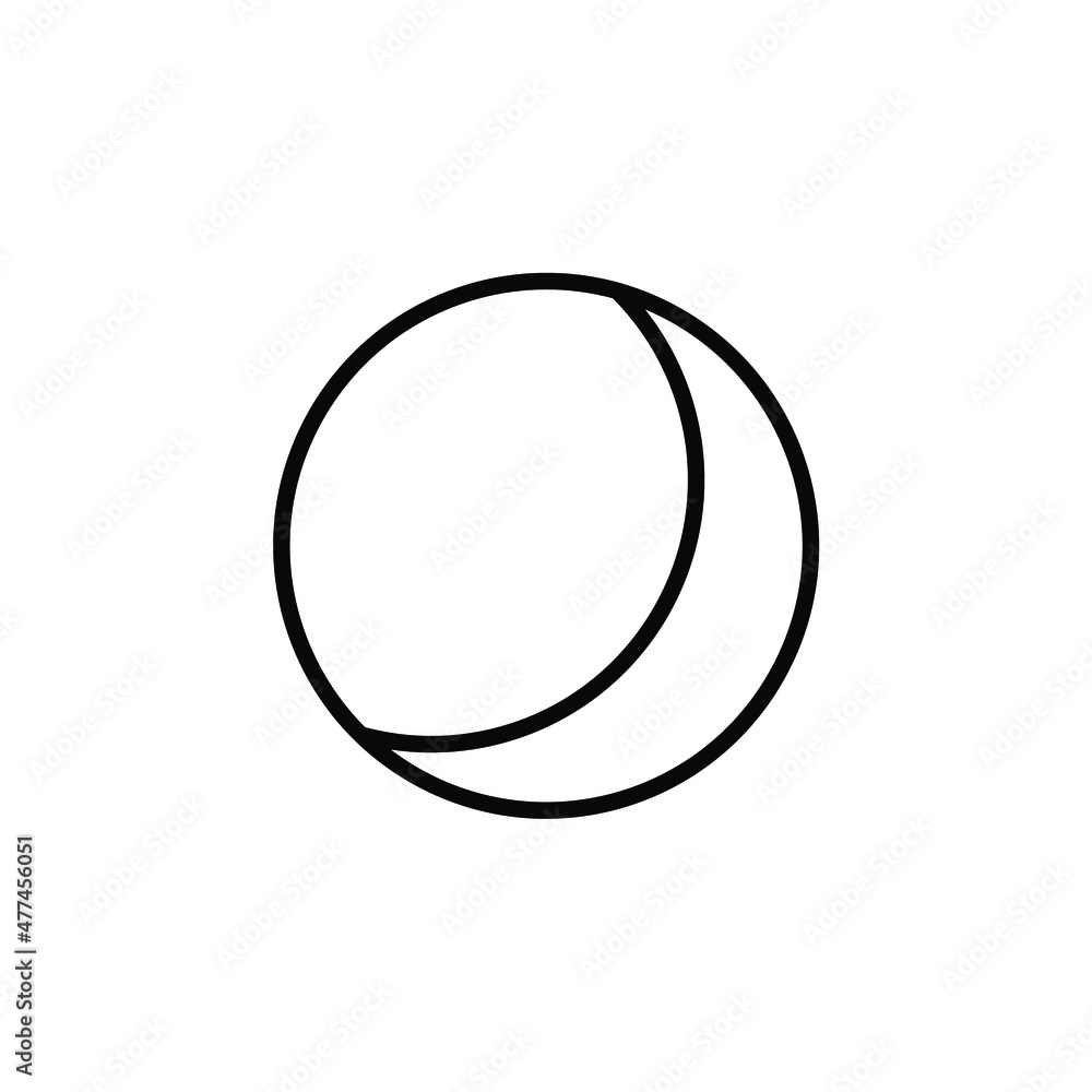 Moon, Night, Moonlight, Midnight Line Icon, Vector, Illustration, Logo Template. Suitable For Many Purposes. Moon, Night, Moonlight, Midnight Line Icon, Vector, Illustration, Logo Template. Suitable For Many Purposes.