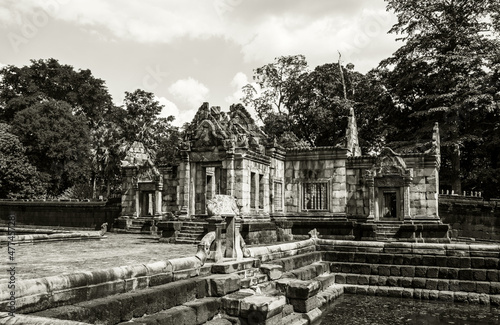 Prasat Mueng Tam temple in Buriram somewhere in Isan Northeast Thailand Asia photo