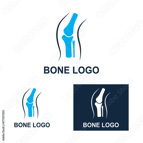 Bone logo icon vector design template illustration