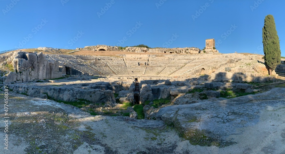 Ancient Greek theater in Siracusa