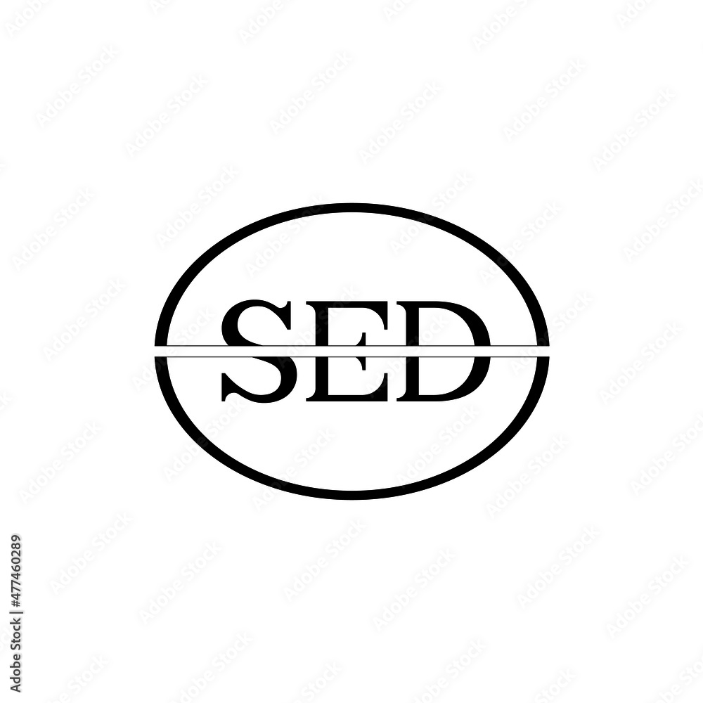 SED letter logo design with white background in illustrator, vector logo modern alphabet font overlap style. calligraphy designs for logo, Poster, Invitation, etc. SED letter logo design with white background in illustrator, vector logo modern alphabet font overlap style. calligraphy designs for logo, Poster, Invitation, etc.