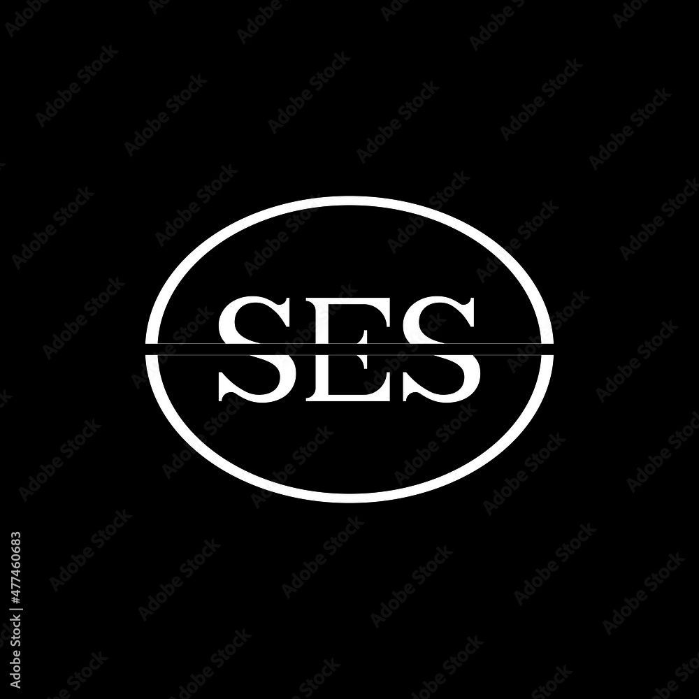 SES letter logo design with black background in illustrator, vector logo modern alphabet font overlap style. calligraphy designs for logo, Poster, Invitation, etc. SES letter logo design with black background in illustrator, vector logo modern alphabet font overlap style. calligraphy designs for logo, Poster, Invitation, etc.