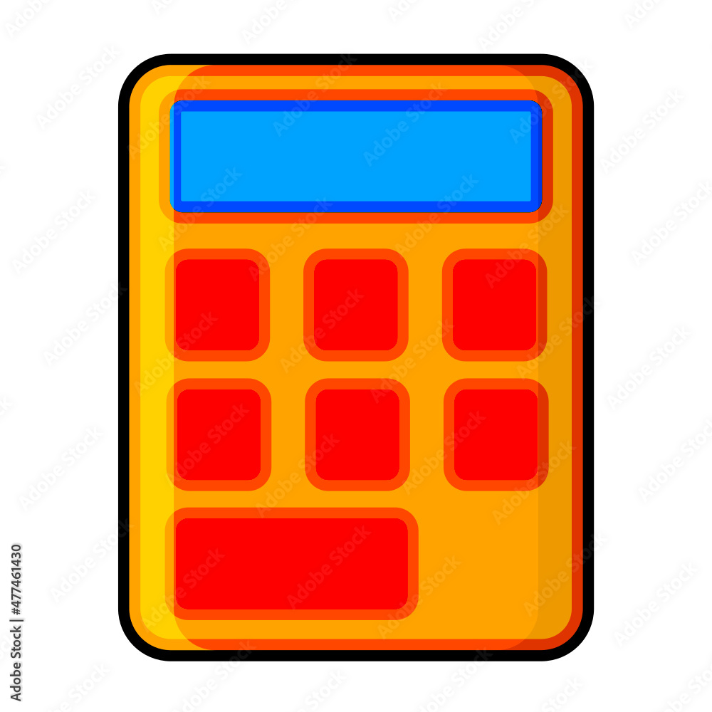 calculator icon isolated on white background calculator icon isolated on white background
