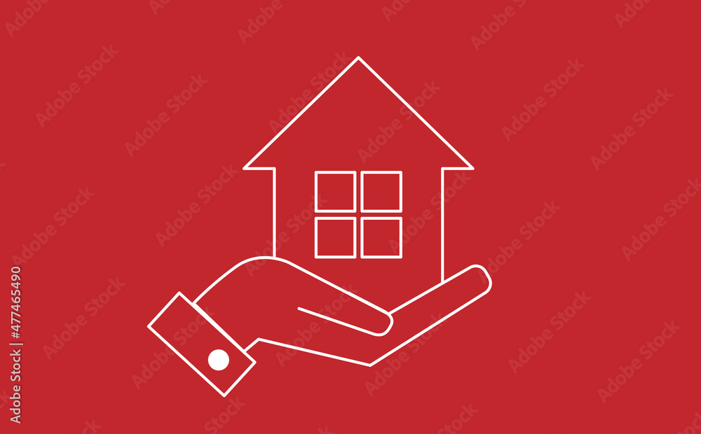 icona, mano, casa, immobiliare, icona, mano, casa, immobiliare,