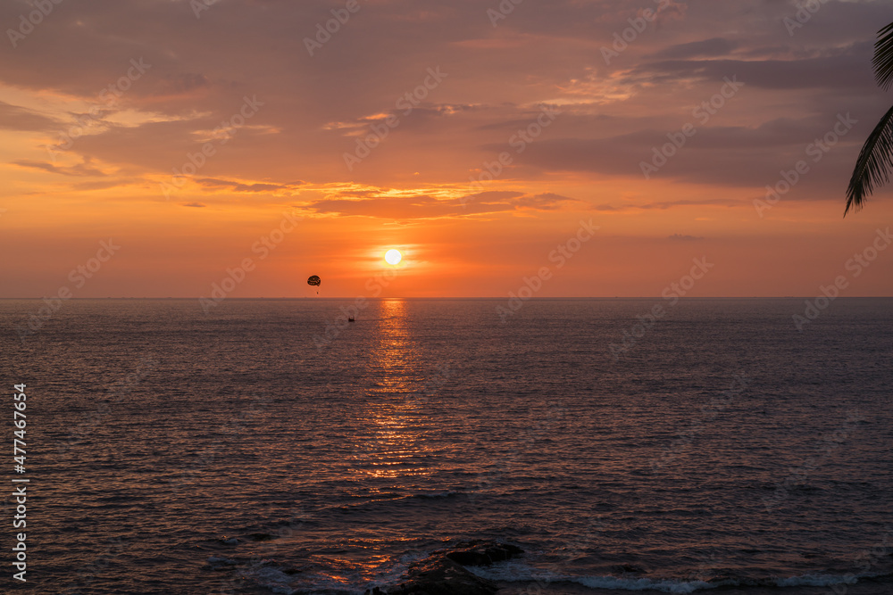 Fototapeta premium Orange sunset