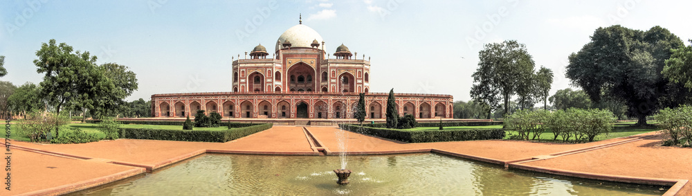 Obraz premium Humayun's tomb Panorma