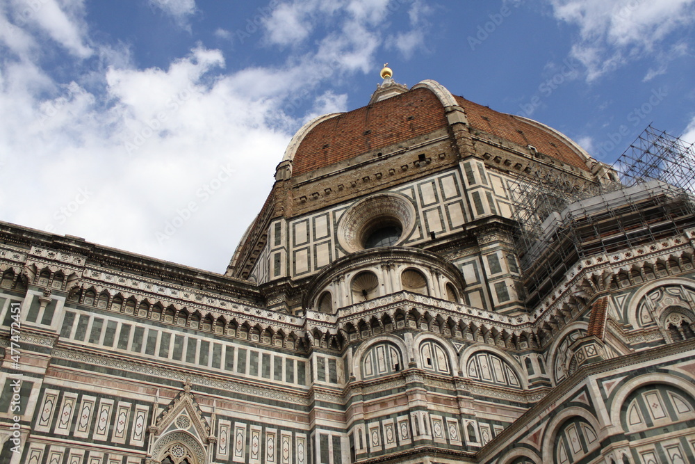Renaissance architecture in Italy. Santa Maria del Fiore, the main church of Florence - Italy.