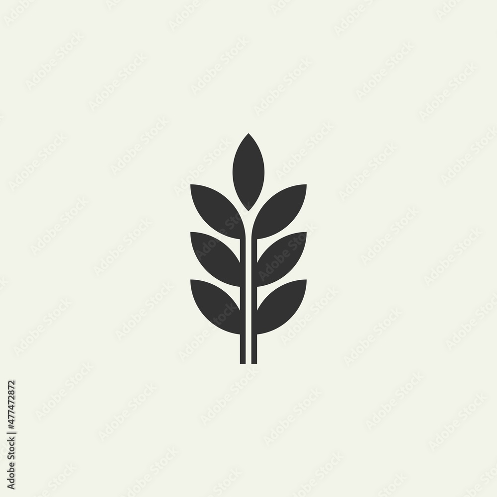 Wheat logo design