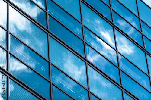 Sky Reflection - Glass Building - Abstract 