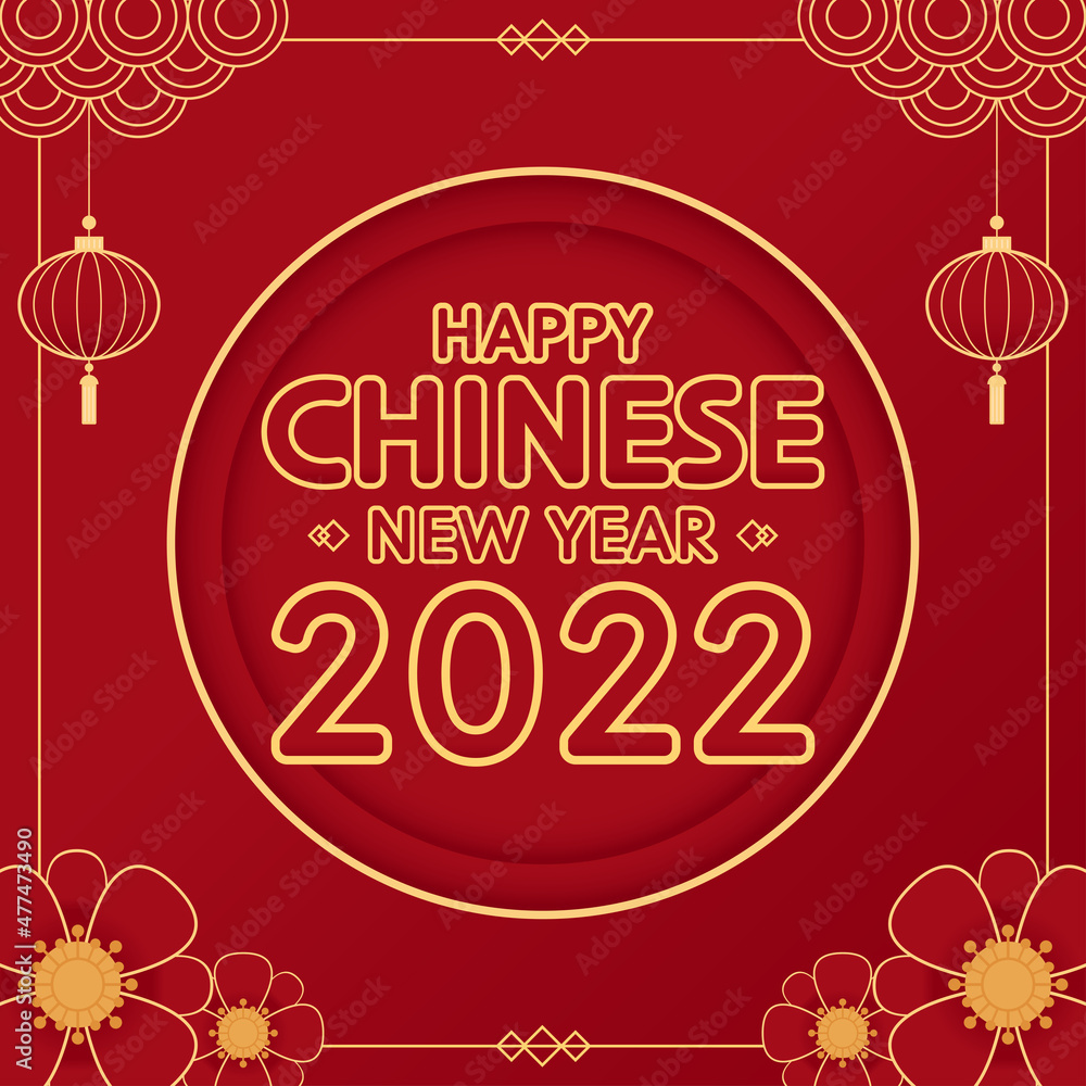 Happy Chinese new year 2022. Year of Tiger. Chinese new year poster. Happy new year banner. Happy Chinese new year 2022. Year of Tiger. Chinese new year poster. Happy new year banner.