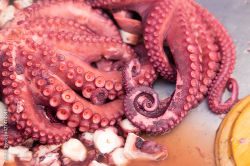 Pulpo cocido