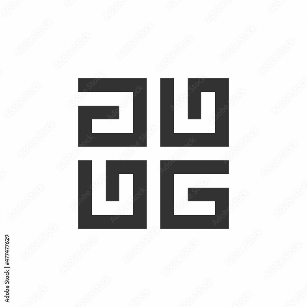 G Letter initial Elegant Luxury Line Logo design Ornament G Letter initial Elegant Luxury Line Logo design Ornament