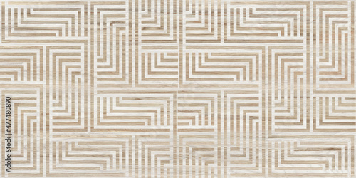wood parquet background with optical pattern